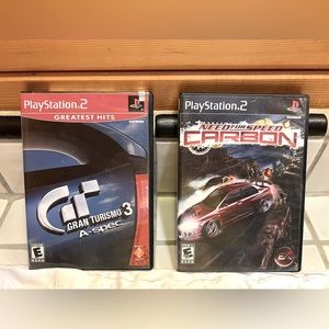 PS2 2 game lot. need for speed carbon and Gran Turismo 3